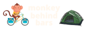 monkey behind bars
