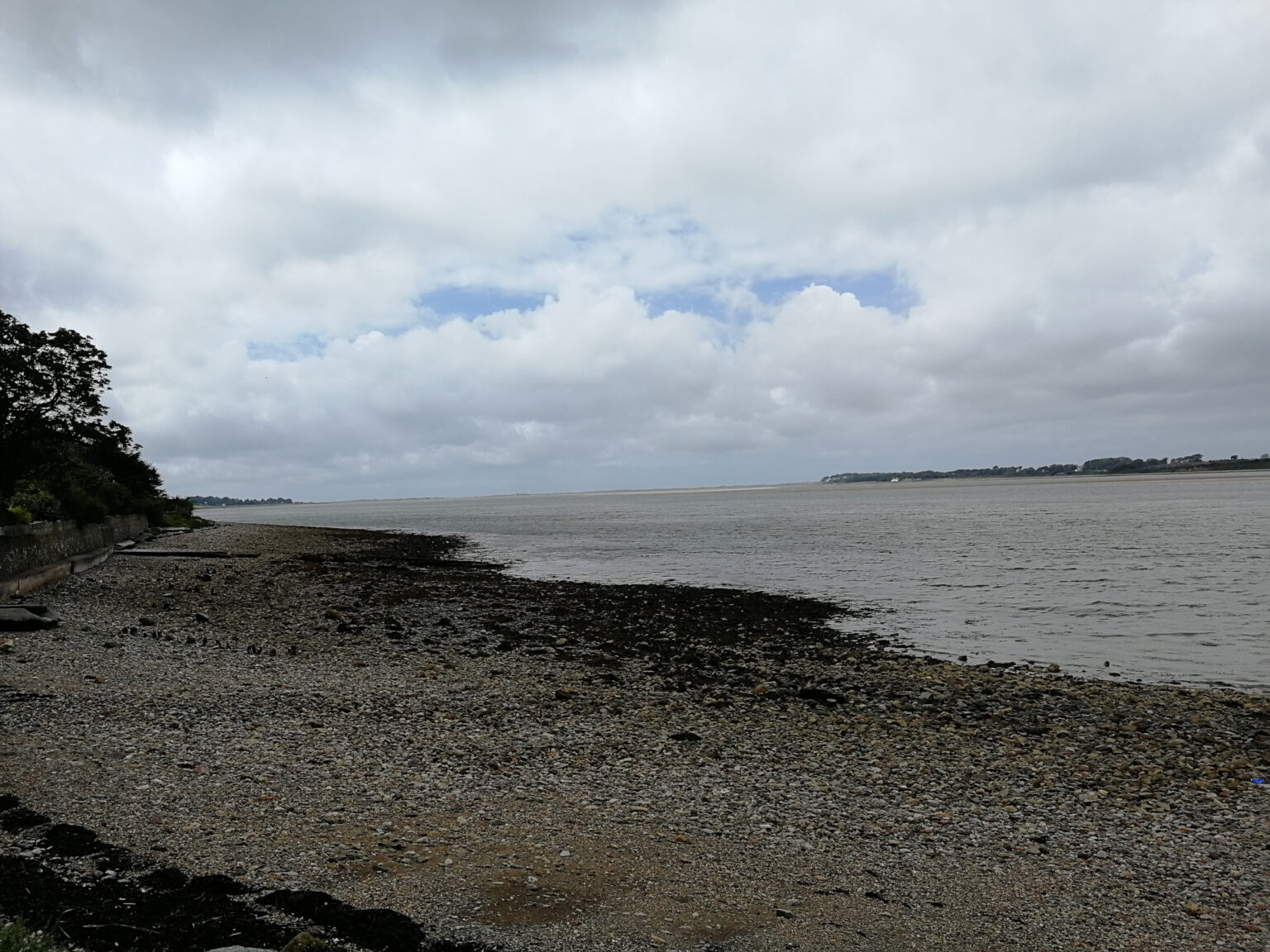 Lunchtime on a gravel beach